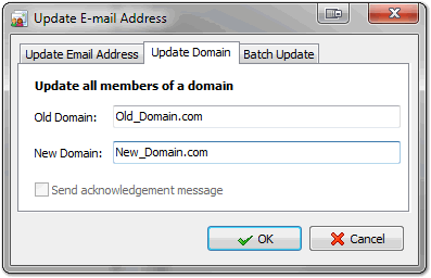Update Email Address