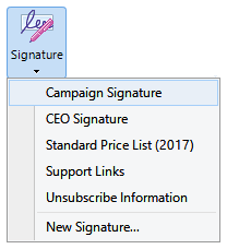 Signature Selection