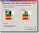 Screen Shot of KwikTest Intelligence Tester